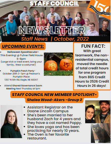 October Newsletter